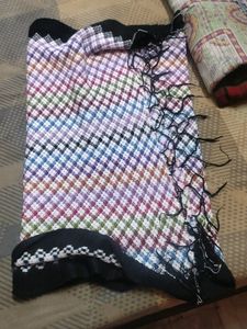 woolen stroll thread work