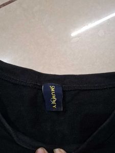 Black Crop Top