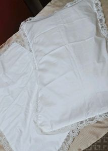 2 Pillow Cover With Beautiful Side Laces