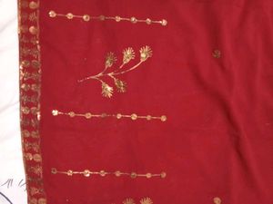 Maroon Saree