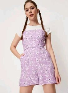 Lilac Floral Romper