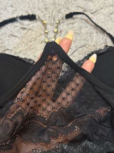 Black Embellished Bralette ❤️