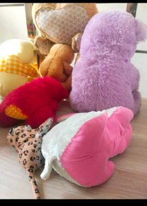 Combo Of Various Big Small Stuffed Toys