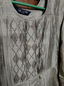 Elegant Olive Green Kurta