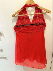 Halter Neck Beautiful Lace Trim Top