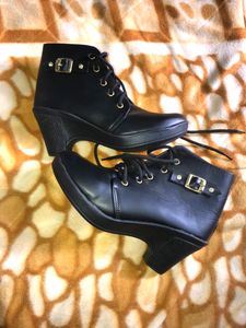 Black Leather Boots