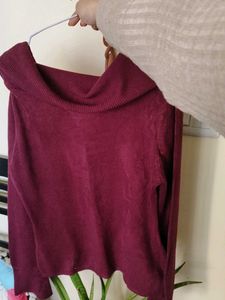 turtle neck shaded wool Sweater