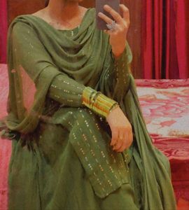 Heavy Sharara Set With Sequence Work Kurti