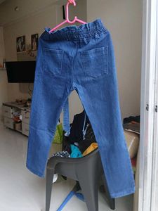 Dark Blue Denim With Belt