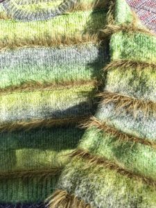 Green Striped Sweater