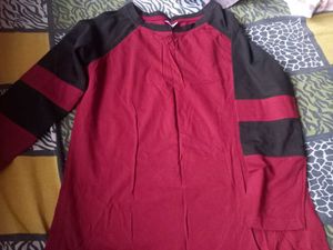 Two-Tone Casual Top