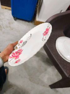 Floral Patterned Dinner Plates - Set of 6