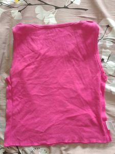 Pink Butterfly Tank Top