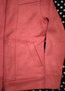 Coral Bomber Jacket