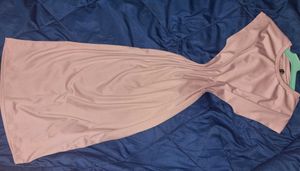 Pink Bodycon Midi Dress