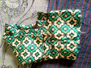 Double Colour Stitched  Blouse