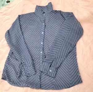 Mango Brand Purple Shirt For Female
