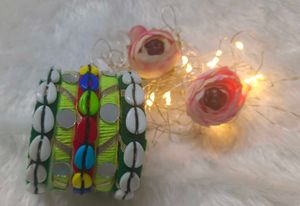 Garba jewellery -Seashell Bracelet