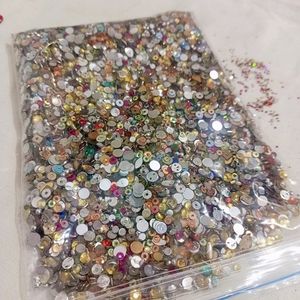 Mix Stone And Chamki Material Combo 130 gm