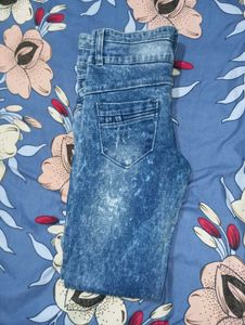 Distressed Denim Jeans