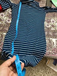 New Striped Bodycon Dress for women in S size