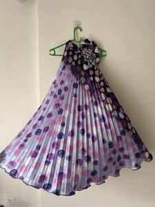 Retro Pleated Dress
