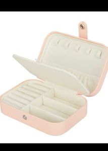 Pink Travel Jewellery Organiser