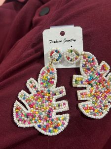 Leaf Handwork Earring