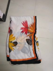 Floral Print Saree