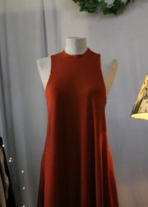 Forever 21 Rust Sleeveless Dress