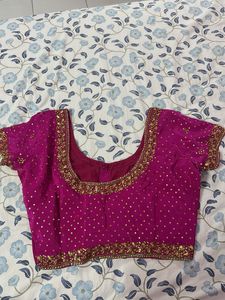 Pink Embellished Blouse