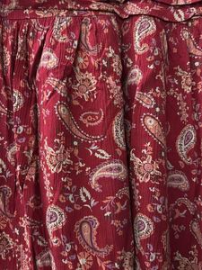 Beautiful red printed top