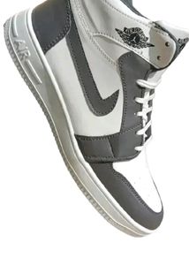 Nike Air Jordan 1 Grey Sneakers (First Copy)