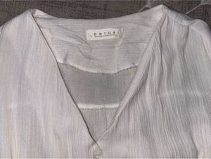 White Bell Sleeve Blouse