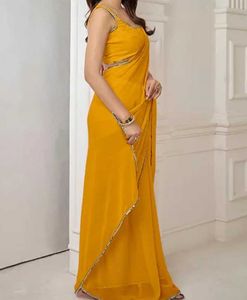 Elegant Yellow Saree