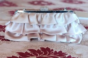 Elegant Ruffled Clutch