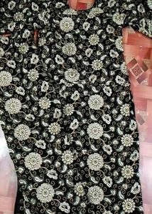 Beautiful Velvet Kurti Pajama Set Never Used