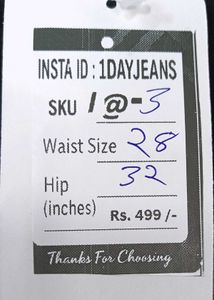 I@03 Size-28 Slim Jeans