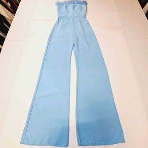 Feather-Trimmed Jumpsuit