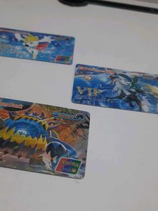 Pokemon 3 Rare V.I.P cards