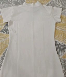 Mock Neck Mini Dress