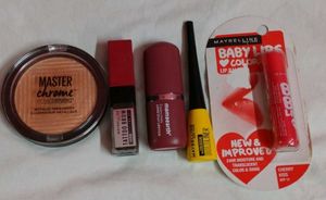 Makeup Bundle - Maybelline & Mamaearth