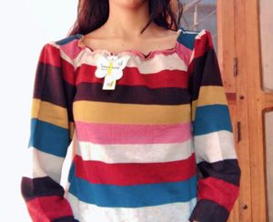 Striped Long Sleeve Top🎗️🌷