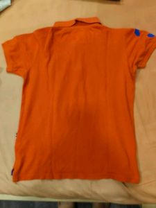 US Polo Assn. Orange ES Size Shirt
