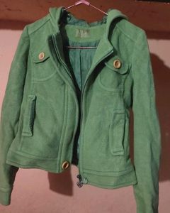Green Hooded Jacket