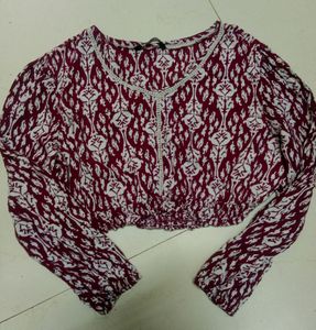 Boha Style Zudio Crop Top