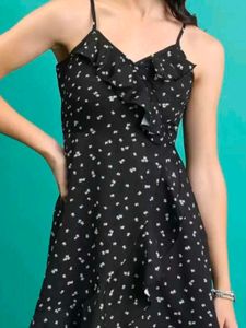 Floral Ruffle Mini Dress