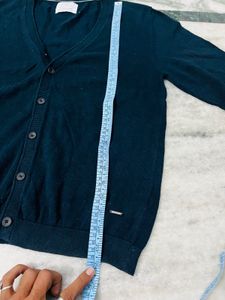 Zara Classic Navy Cardigan