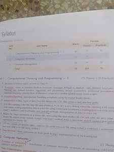 Computer Science Book For Class12
