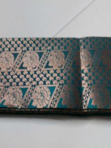Sapphire Green Silk Saree